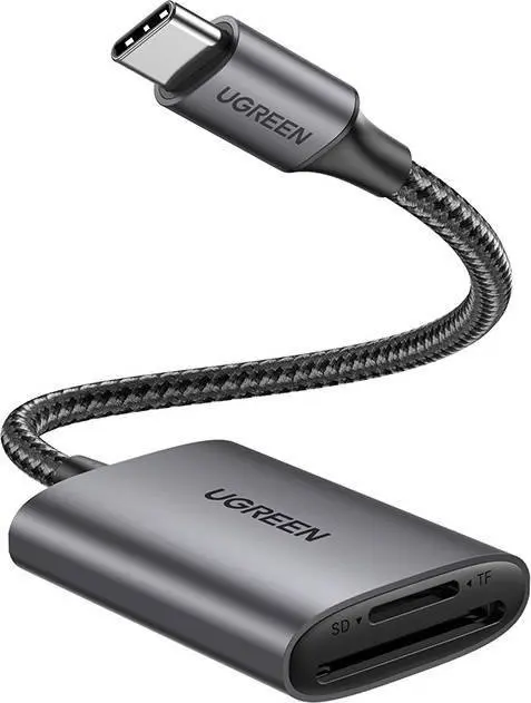 Card reader Ugreen CM401, USB-C, microSD/SD (Negru)