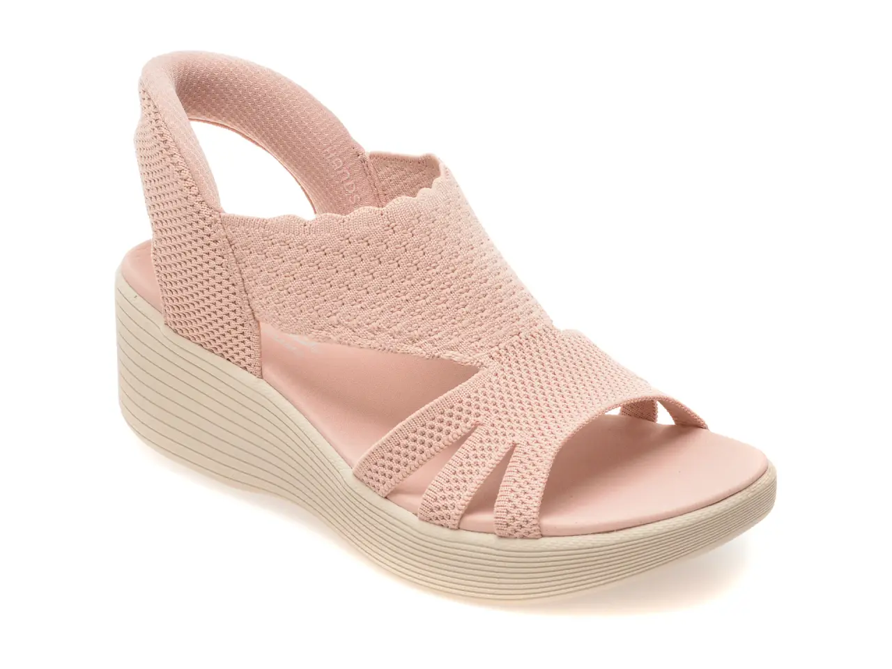 Sandale SKECHERS roz, PARALLEL LITE, din material textil