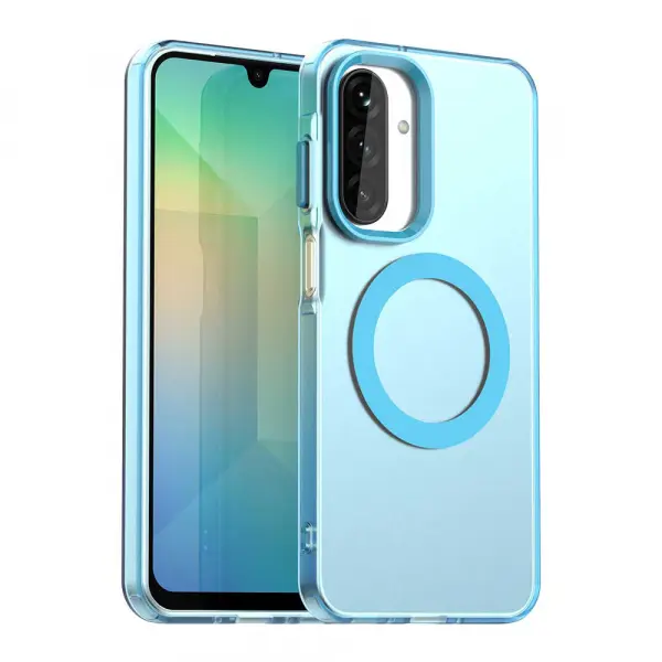 Husa MagSafe pentru Samsung Galaxy A26 A266, Techsuit, CandyCase, Albastra