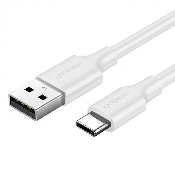 Cablu Date si Incarcare USB-A - USB-C UGREEN US287, 18W, 1.5m, Alb