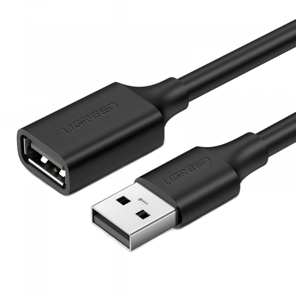 Prelungitor USB UGREEN US103, 3m, Negru