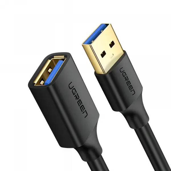 Prelungitor USB 3.0 UGREEN US129, 2m, Negru