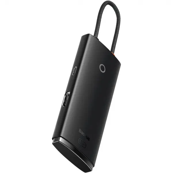 Hub USB-C Baseus Lite, 3 X USB-A 3.0 - USB-C - HDMI, Negru WKQX040001