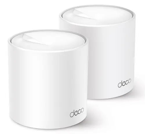 Sistem Wireless Mesh TP-Link Deco X50, Gigabit, WiFi 6, 3000 Mbps, 2 Pack (Alb)