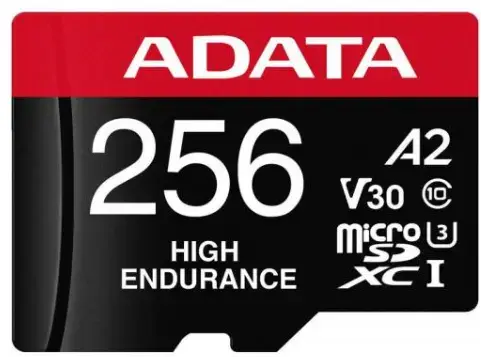 Card de Memorie MicroSD ADATA 256GB, Adaptor SD, Class 10