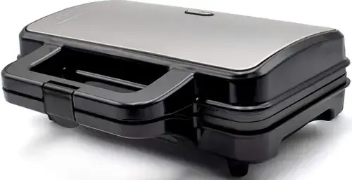 Sandwich Maker MPM MOP-20M, 900 W, Placi antiaderente (Negru/Argintiu)