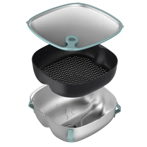 Set accesorii friteuze cu aer cald Philips HD9960/00 (Verde)