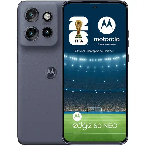 Telefon Mobil Motorola Edge 60 Neo, Procesor Mediatek Dimensity 7400, LTPO P-OLED 6.36inch, 12GB RAM, 256GB Flash, Camera Tripla 50 + 10 + 13 MP, Wi-Fi, 5G, Dual Sim, Android (Gri)