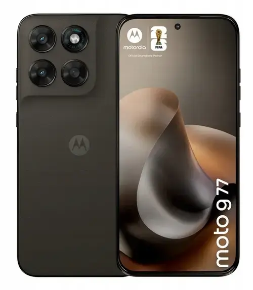 Telefon Mobil Motorola Moto G77, Procesor Mediatek Dimensity 6400 Octa-Core, AMOLED Touchscreen 6.78inch, 8GB RAM, 256GB Flash, Camera Duala 108 + 8 MP, Wi-Fi, 5G, Dual Sim, Android (Negru)