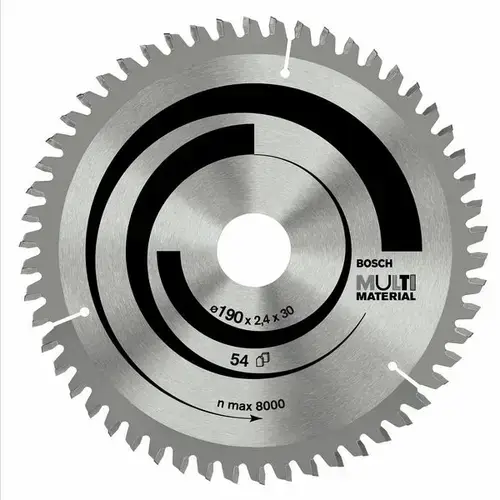 Disc Multi Material Bosch 2608640511 pentru ferastraie circulare, 210x30x2.4 mm 54T