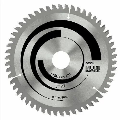 Disc Multi Material Bosch 2608640511 pentru ferastraie circulare, 210x30x2.4 mm 54T