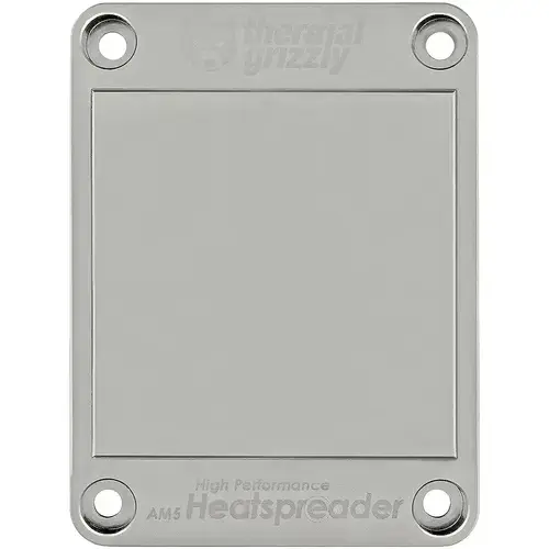 Accesoriu cooler ThermalGrizzly High Performance, Heatspreder, AM5, cupru nichelat, exclusiv pentru Ryzen 7000 delidded, Argintiu