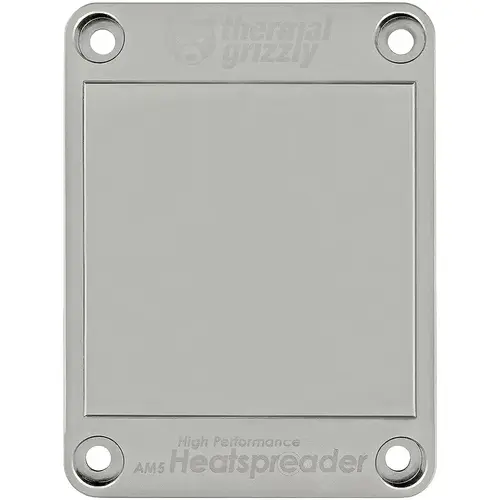Accesoriu cooler ThermalGrizzly High Performance, Heatspreder, AM5, cupru nichelat, exclusiv pentru Ryzen 7000 delidded, Argintiu
