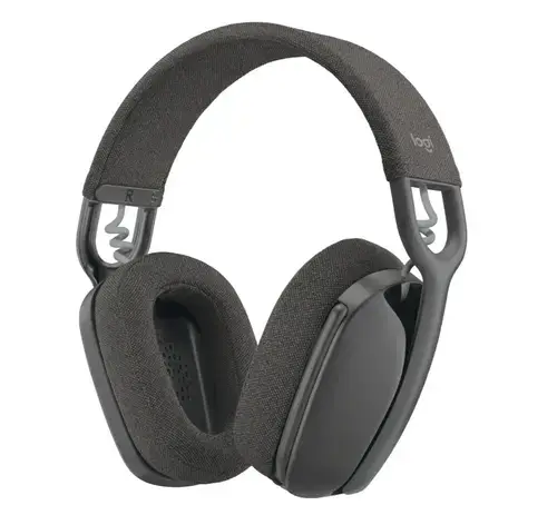 Casti Office/Call Center Logitech Zone Vibe TEAMS, ZOOM, GOOGLE, Microfon, Native Bluetooth 5.2, Noise-canceling (Negru)