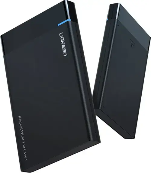 Rack UGREEN US221 pentru HDD / SSD SATA 2.5inch, USB Type-C, 0.5 m (Negru)