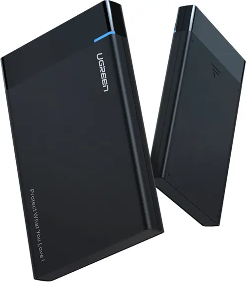 Rack UGREEN US221 pentru HDD / SSD SATA 2.5inch, USB Type-C, 0.5 m (Negru)