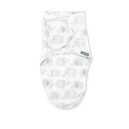 Sistem de infasare Ingenuity Swaddle colectia Monogram Scribble Elephant, Me 0-3 luni