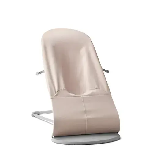 Balansoar BabyBjorn Bliss Light Pink din tesatura melange cu aspect Clasic, 0 - 2 ani