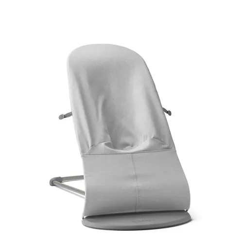 Balansoar BabyBjorn Bliss Light Gray din tesatura melange cu aspect Clasic, 0 - 2 ani