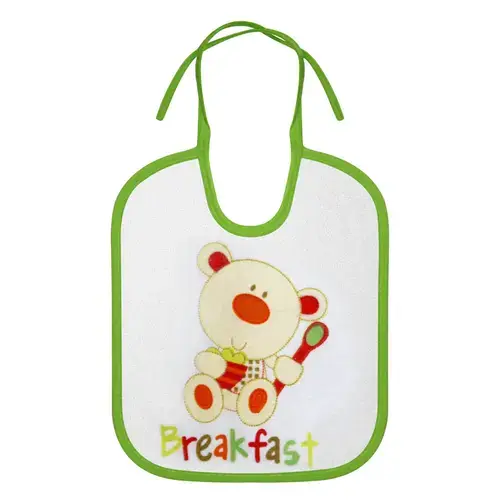 Set 3 bavete nou-nascut Lorelli, small, bumbac, inchidere cu snur