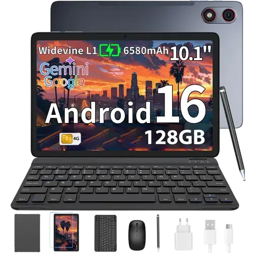 Tableta Hotwav Pad 13, 4G, Dual SIM, Wi-Fi, Ecran HD 120Hz 10.1inch, Procesor Octa-Core Unisoc S513, 4GB RAM, 128GB, GPS, Android 16 (Negru)