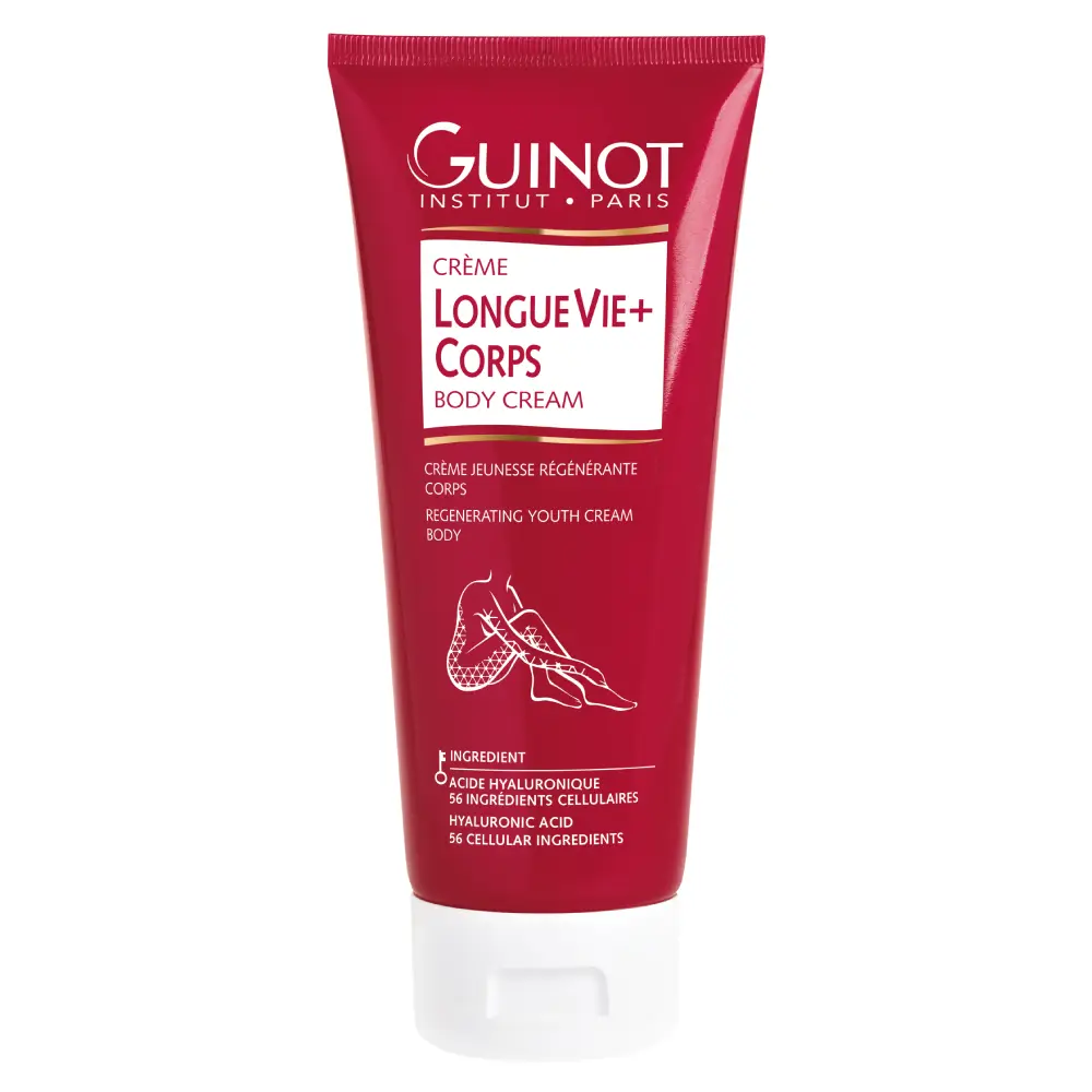 Crema de corp anti-aging cu acid hialuronic Guinot Longue Vie Body Cream 200ml