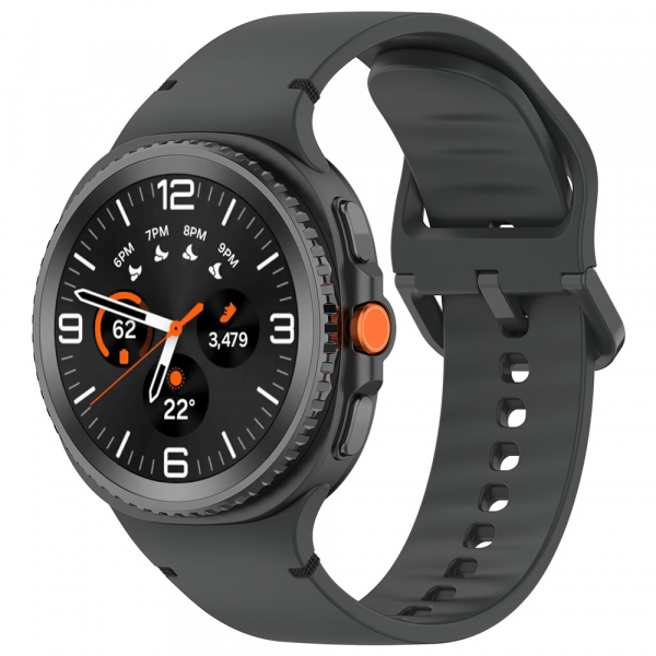 Curea Techsuit W079 pentru Samsung Galaxy Watch8 / Watch8 Classic Series, Neagra Grafit