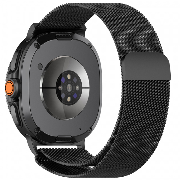 Curea Techsuit W009 pentru Samsung Galaxy Watch8 / Watch8 Classic Series, Neagra