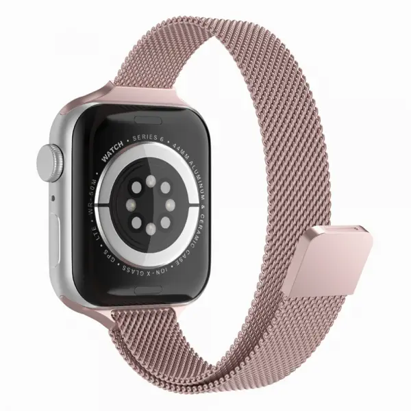 Curea Techsuit W034 pentru Apple Watch 42mm / 41mm / 40mm / 38mm Series, Roz