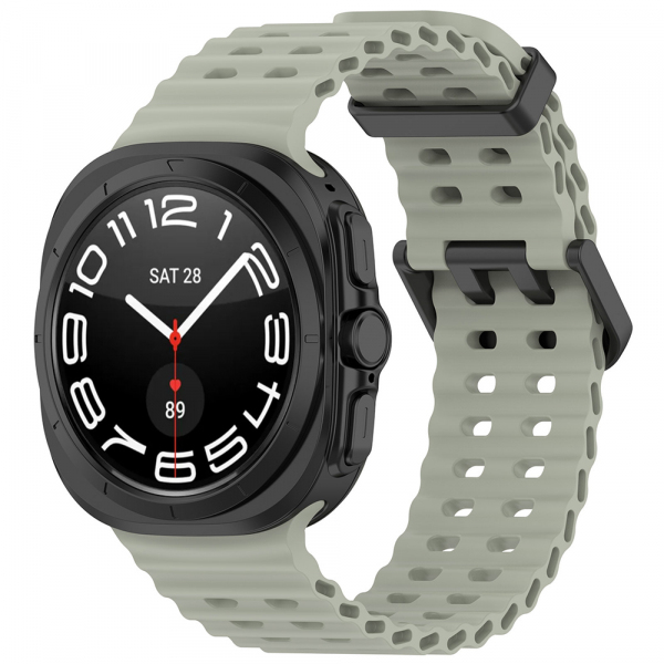Curea Techsuit W062 pentru Samsung Galaxy Watch Ultra, Verde Deschis