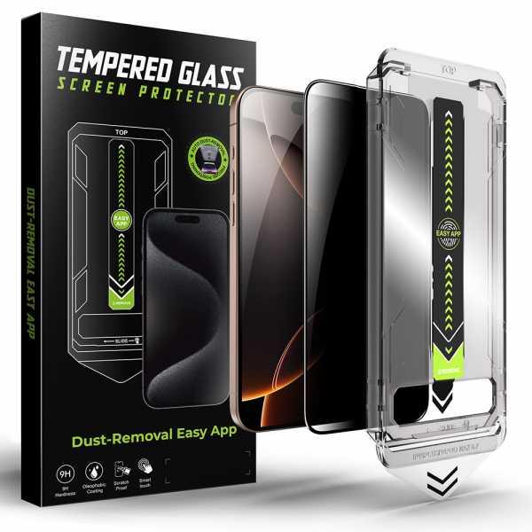 Folie de protectie Ecran Privacy Techsuit TitanGlass pentru Apple iPhone 12 Pro Max, Sticla Securizata, Full Glue