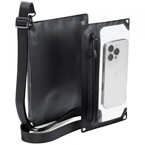 Geanta si Husa Waterproof Universala Spigen Crossbag, Neagra AMP09746