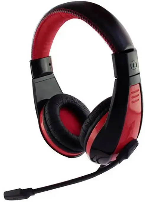 Casti Gaming Media Tech NEMESIS, Microfon (Negru/Rosu)