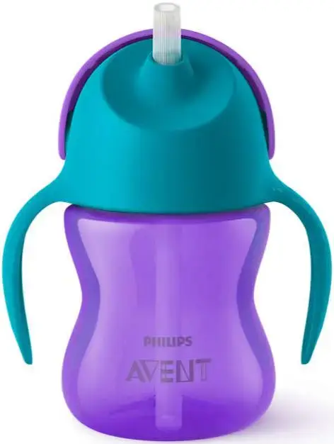 Cana cu pai Philips Avent SCF796/02, 200ml, 9 luni+ (Verde)