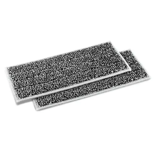 Set 2 lavete pentru suprafete rezistente la zgarieturi Karcher KV 4, 261 x 106 x 8 mm (Gri)