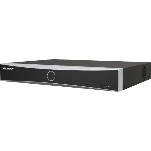 NVR Hikvision AcuSense DS-7616NXI-K1(D), 16 canale, 4K, 160 Mbps, detectare miscare 2.0, protectie perimetrala, functii smart, 1U