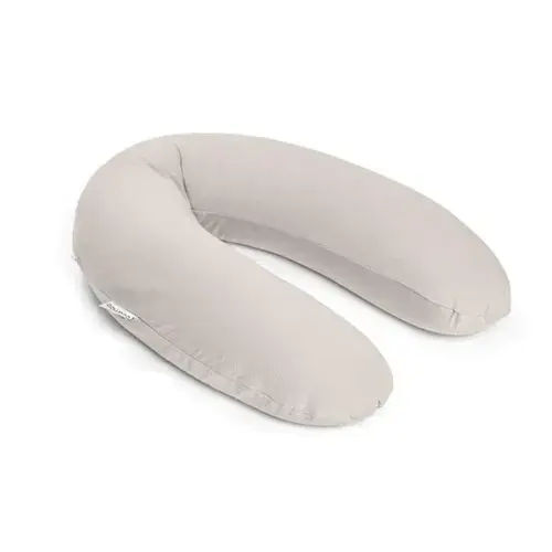 Perna mare Doomoo pentru gravide si bebelusi 3 in 1, bumbac organic Buddy Tetra Jersey Sand