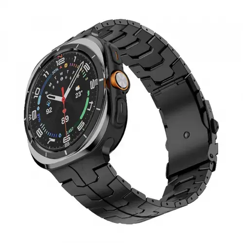 Curea Techsuit W063 pentru Samsung Galaxy Watch Ultra, Negru