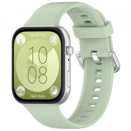 Curea Techsuit W061 pentru Huawei Watch Fit 4 Pro / Watch Fit 4 / Watch Fit 3, Verde