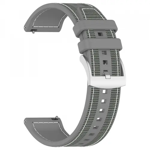 Curea Techsuit W051 pentru Huawei Watch / Xiaomi Watch Series, 22mm, Gri