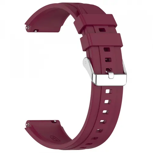 Curea Techsuit W075 pentru Huawei Watch / Garmin Watch Series, 18mm, Visiniu