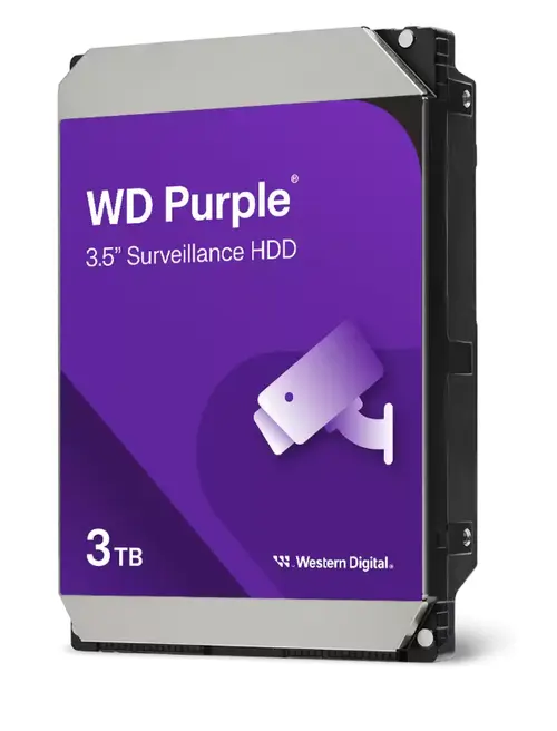 HDD Western Digital Purple, 3TB, 128MB, 5400 RPM, SATA III, 3.5inch