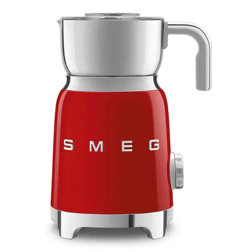 Aparat spumare lapte Smeg MFF11RDEU, 500 W, 6 functii (Rosu)