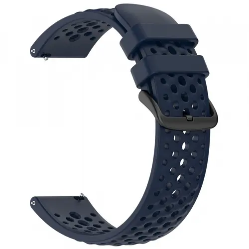 Curea Techsuit W083 pentru Amazfit Watch / Samsung Watch Series, 22mm, Bleumarin