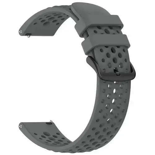 Curea Techsuit W083 pentru Amazfit Watch / Samsung Watch Series, 22mm, Gri