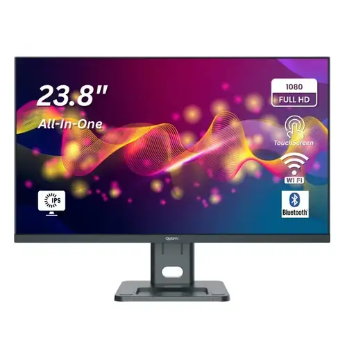 All in One PC OptimX Pro GF40, Intel® Core™ i5-12450H up to 4.4Ghz, 8GB DDR4, 256GB NVMe, 23.8" Full HD TouchScreen, Wi-Fi, BlueTooth, Windows 11 Pro
