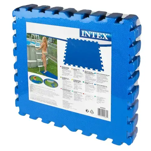 Set 8 piese Intex, covor protectie pentru piscina/gradina, Albastru