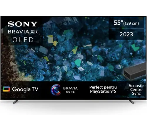 Televizor OLED Sony BRAVIA 139 cm (55inch) XR55A80L, Ultra HD 4K, Smart TV, WiFi, CI+