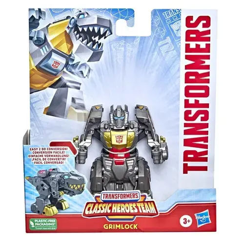 Figurina Hasbro  Transformers: Grimlock, 12cm, transformabila, 3 ani+