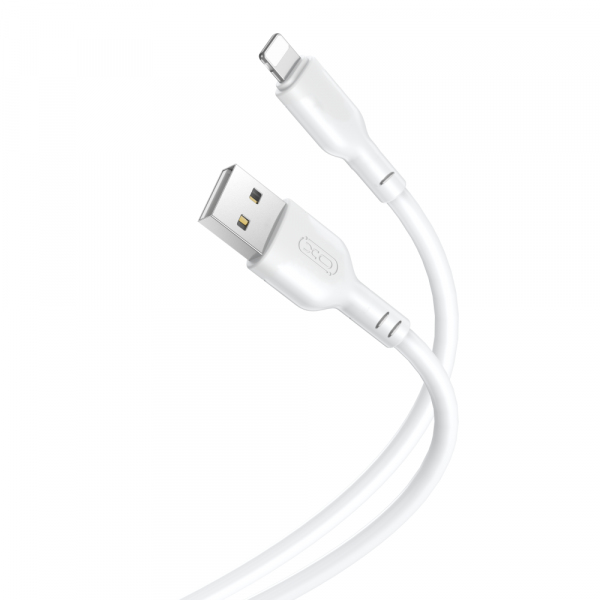 Cablu Date si Incarcare USB-A - Lightning XO Design NB103, 18W, 1m, Alb